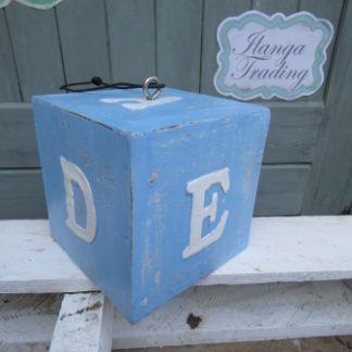 KA69: BLUE ABC-DOORSTOP