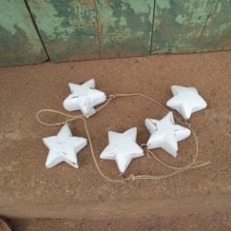 TS09-STAR: SET OF 5 WHITE STARS