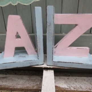 MA06: PINK/BLUE "AZ" BOOKENDS