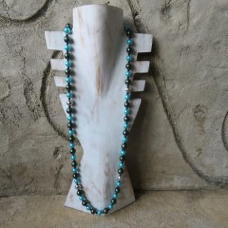 BAC17:TURQUOISE/DARK GREEN NECKLACE