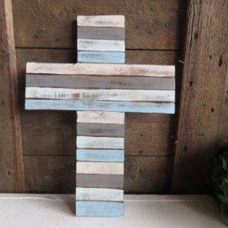 MA1-1: BLUES/GREYS/WHITE CROSS