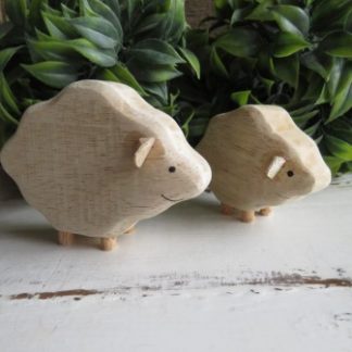 PE6-47: SET OF 2 NATURAL SHEEP