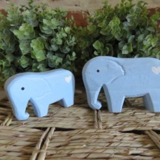 IGI12-25: SET OF 2 BLUE ELEPHANT