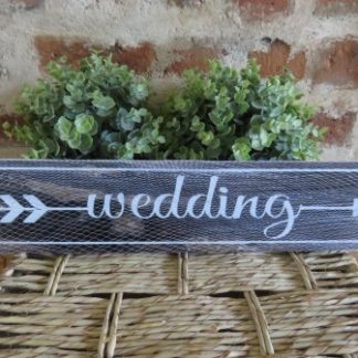 INI27-4: "WEDDING" PLAQUE