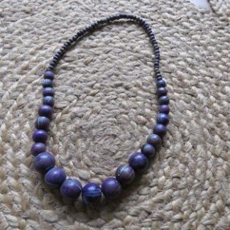 BAC18-PURPLE NECKLACE