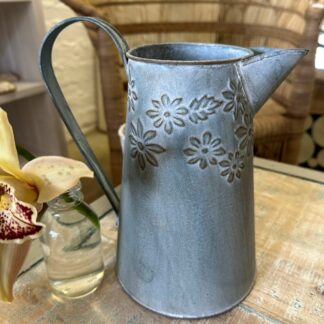 IC-TIN03: FLOWER DESIGN JUG