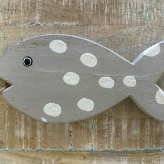 PE6-56:26cm GREY POLKADOT  FISH